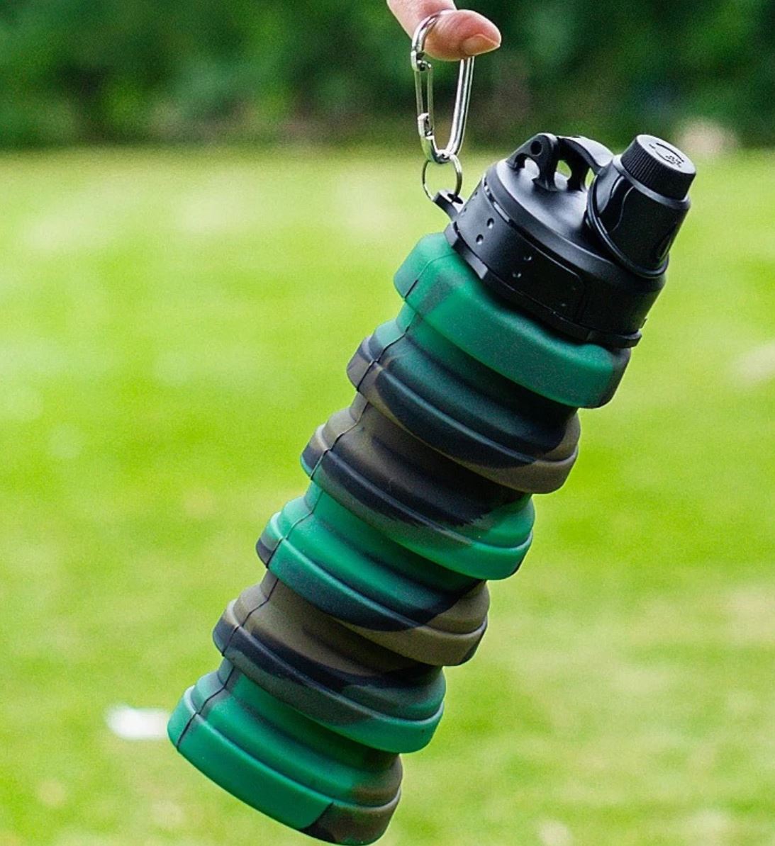 Collapsible Water Bottle Silicone Bottles Retractable Outdoor Travel companion