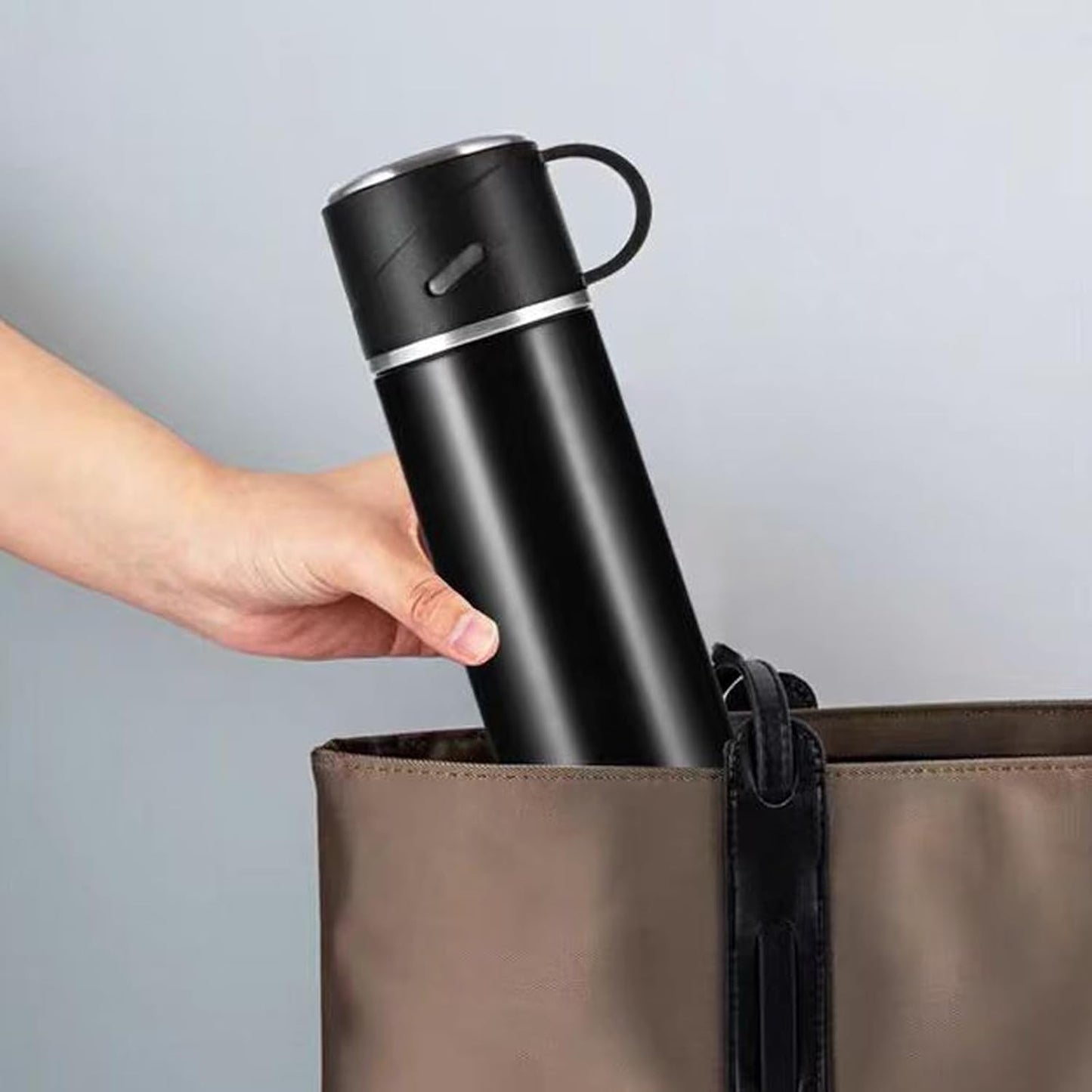 Dodge Vacuum Bottle with Cup,Stainless Steel 304 350/500ml
