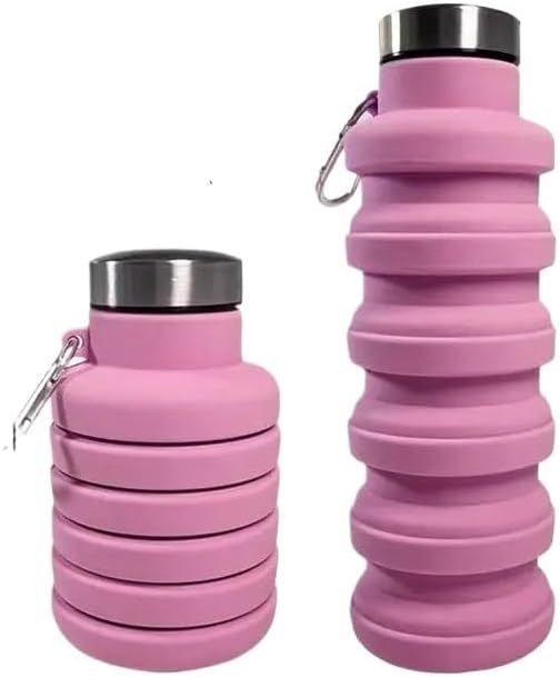 Collapsible Water Bottle Silicone Bottles Retractable Outdoor Travel companion