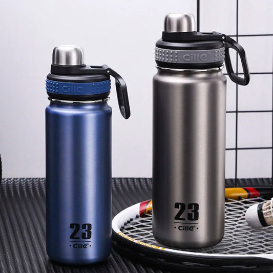 Cille-500ml/680ml Stainless Steel Water Bottle