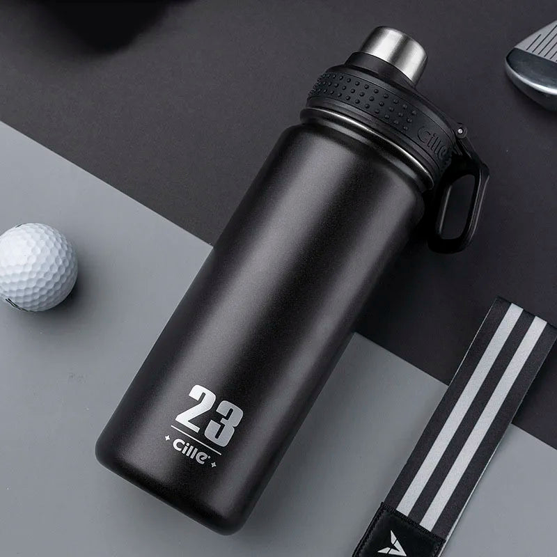 Cille-500ml/680ml Stainless Steel Water Bottle