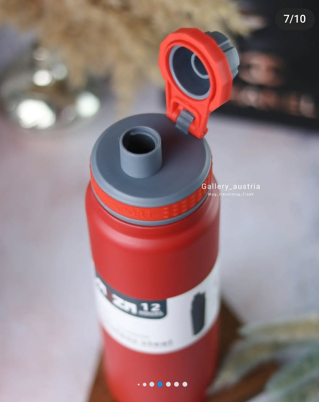 AMSZM SUS304 Water Bottle – 600ML/1000ML, Insulated with Tea Infuser & Carry Handle