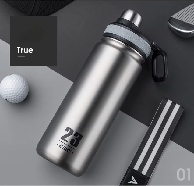 Cille-500ml/680ml Stainless Steel Water Bottle