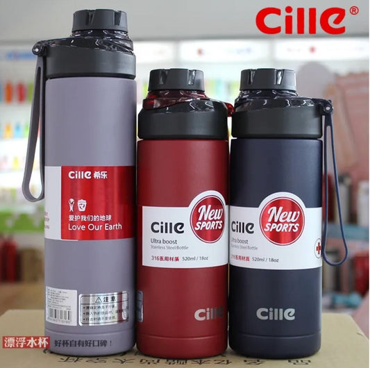 Cille SUS 316 520ml Stainless Steel Insulated Water Bottle